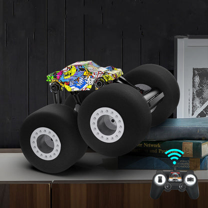 RC Stunt Truck Sponge Tyres - 2.4G Off-Road Remote Control Car LED Lighting Age 8+