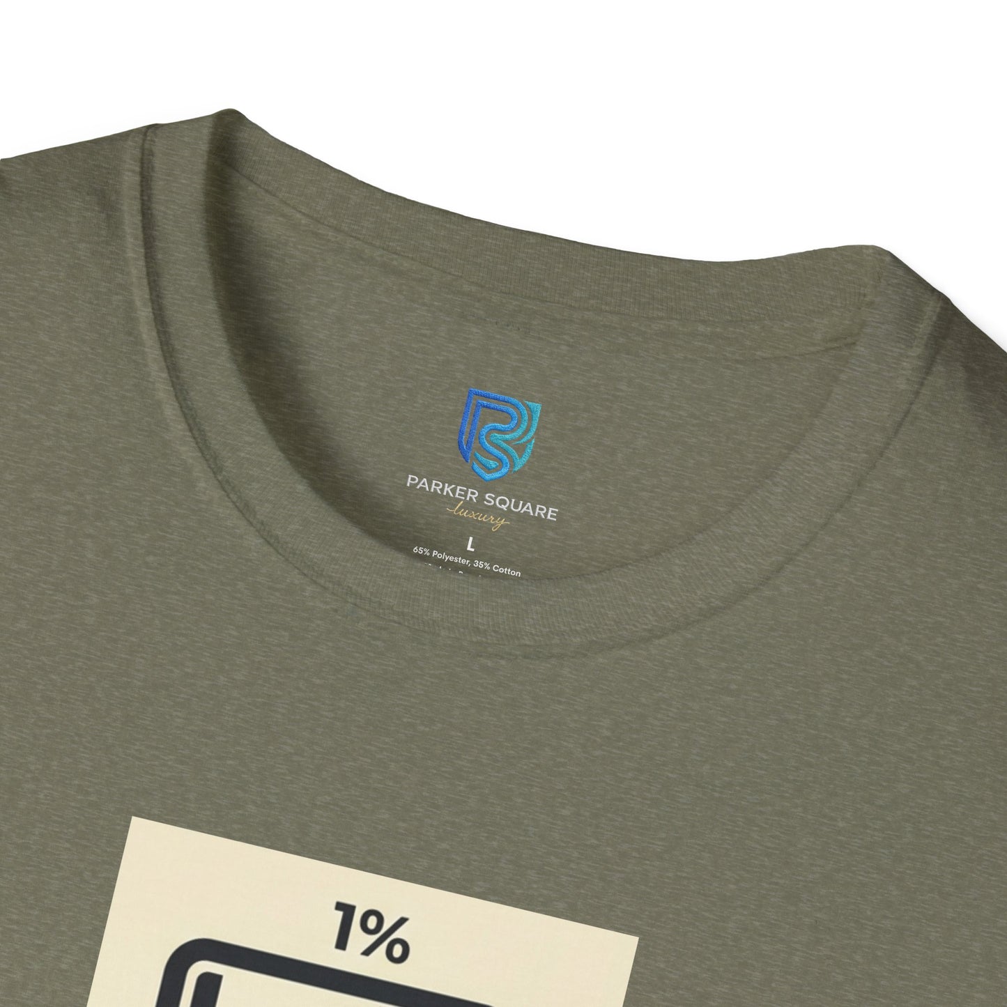 "My Social Battery Is At 1%" Low Battery Graphic Tee