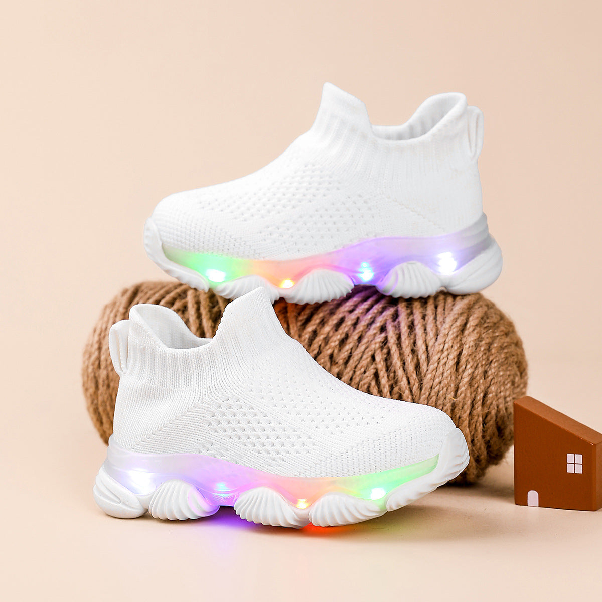Children's Flyknit Soft-Sole Trainers | Lightweight Kids Shoes