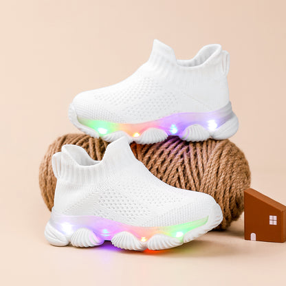 Children's Flyknit Soft-Sole Trainers | Lightweight Kids Shoes