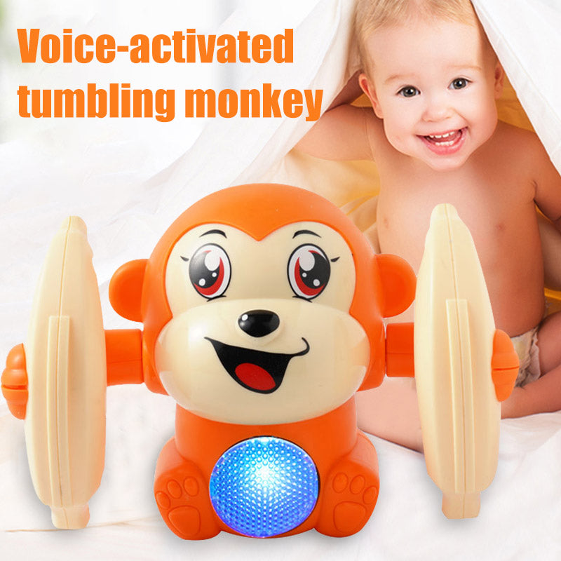 Electric Tumbling Monkey Toy - Light & Sound
