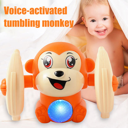 Electric Tumbling Monkey Toy - Light & Sound