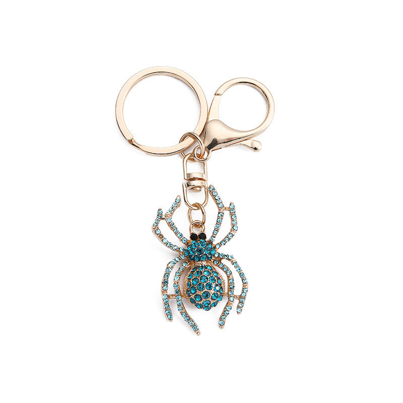Zinc Alloy Miniature Backpack Keychain | Pink, Blue & Orange