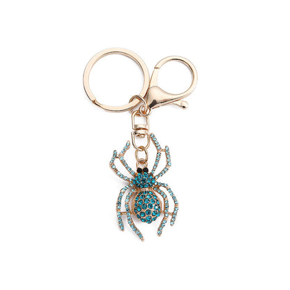 Zinc Alloy Miniature Backpack Keychain | Pink, Blue & Orange