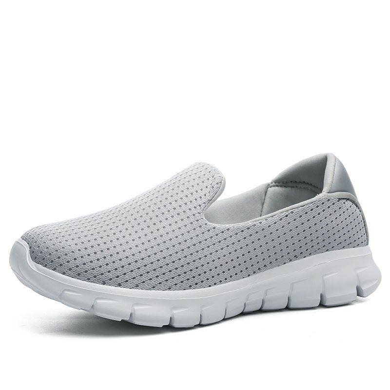 Women's Lightweight Walking Shoes – EVA Flat Trainers, 4 Colours