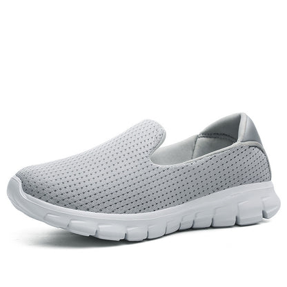 Women's Lightweight Walking Shoes – EVA Flat Trainers, 4 Colours