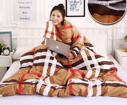 Warm Quilted Comforter | 8 Designs | Standard & Plus Size