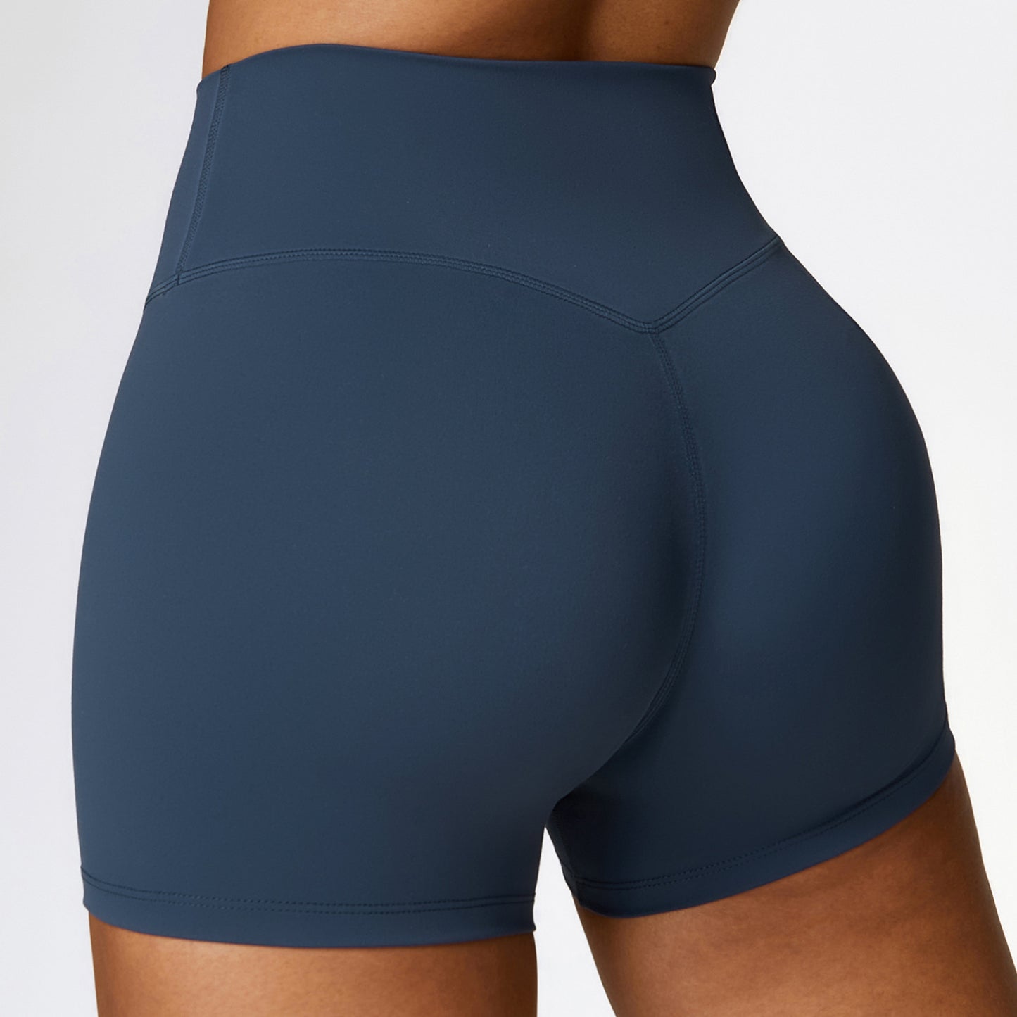Women's High Waist Brushed Yoga Shorts | Tummy Control | 5 Colours