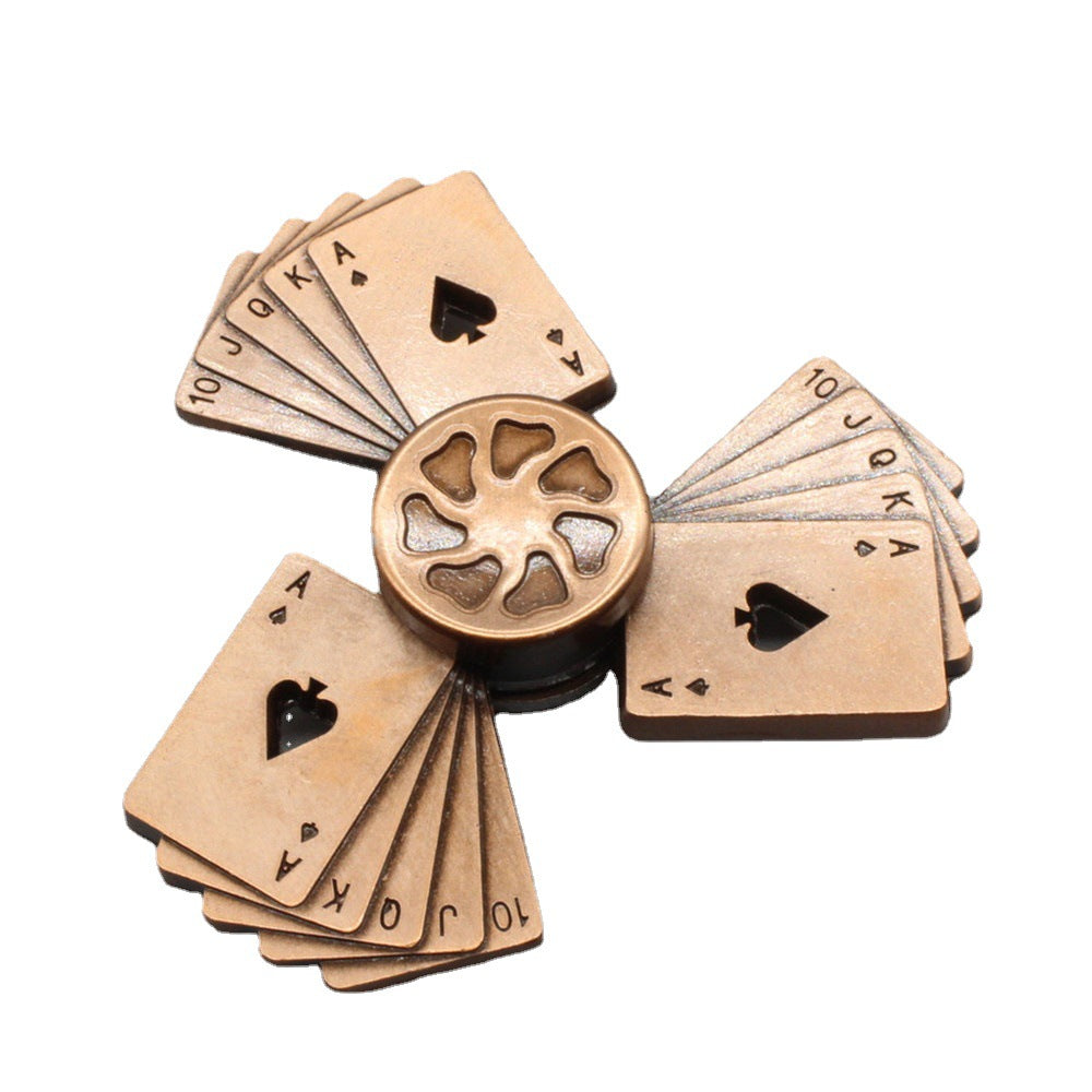 Poker Fingertip Gyroscope | Zinc Alloy | 4 Finishes