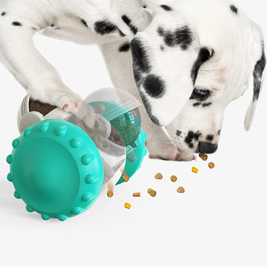 Interactive Slow Feeder Tumbler Toy for Cats & Dogs | IQ Treat Dispenser