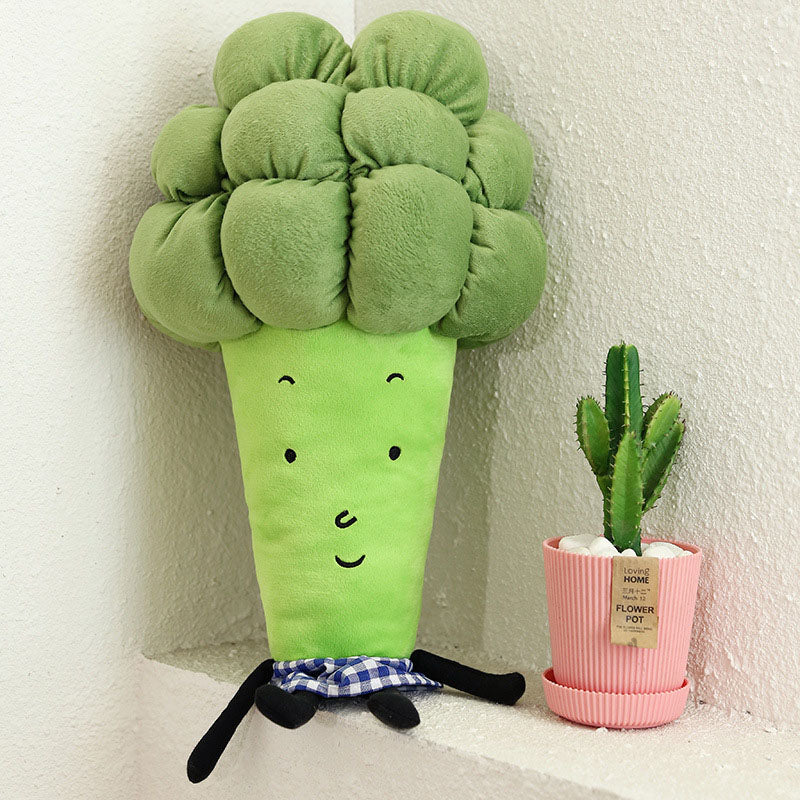 Cute Vegetable Plush Cushion Toy 55cm - Soft Stuffed Kids Pillow