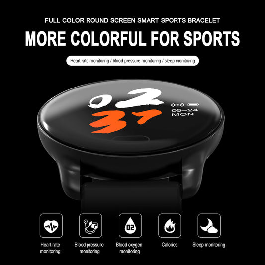 Smartwatch with Heart Rate & Blood Pressure Monitor – BT 4.0