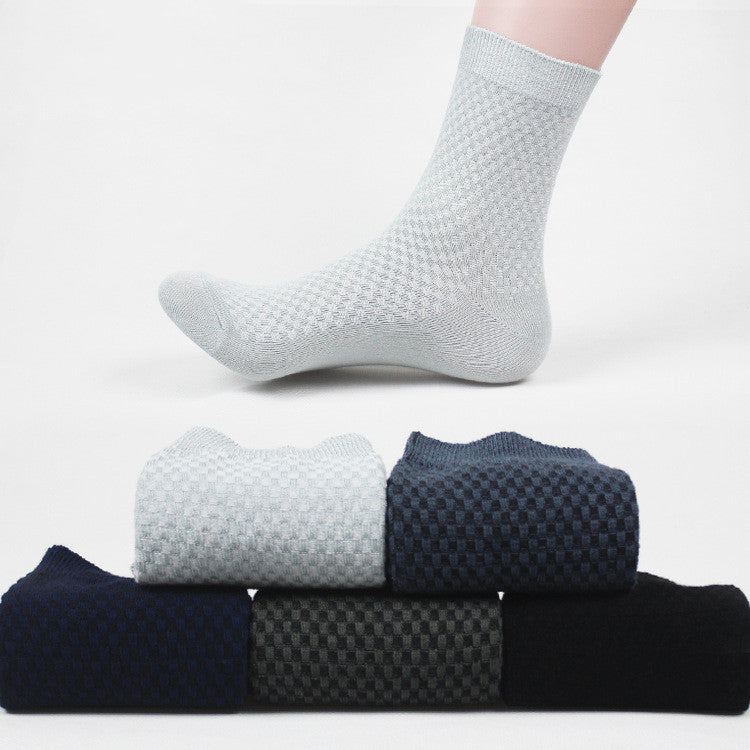 Men's Bamboo Fibre Business Socks – 5 Colours, Multi-Pack