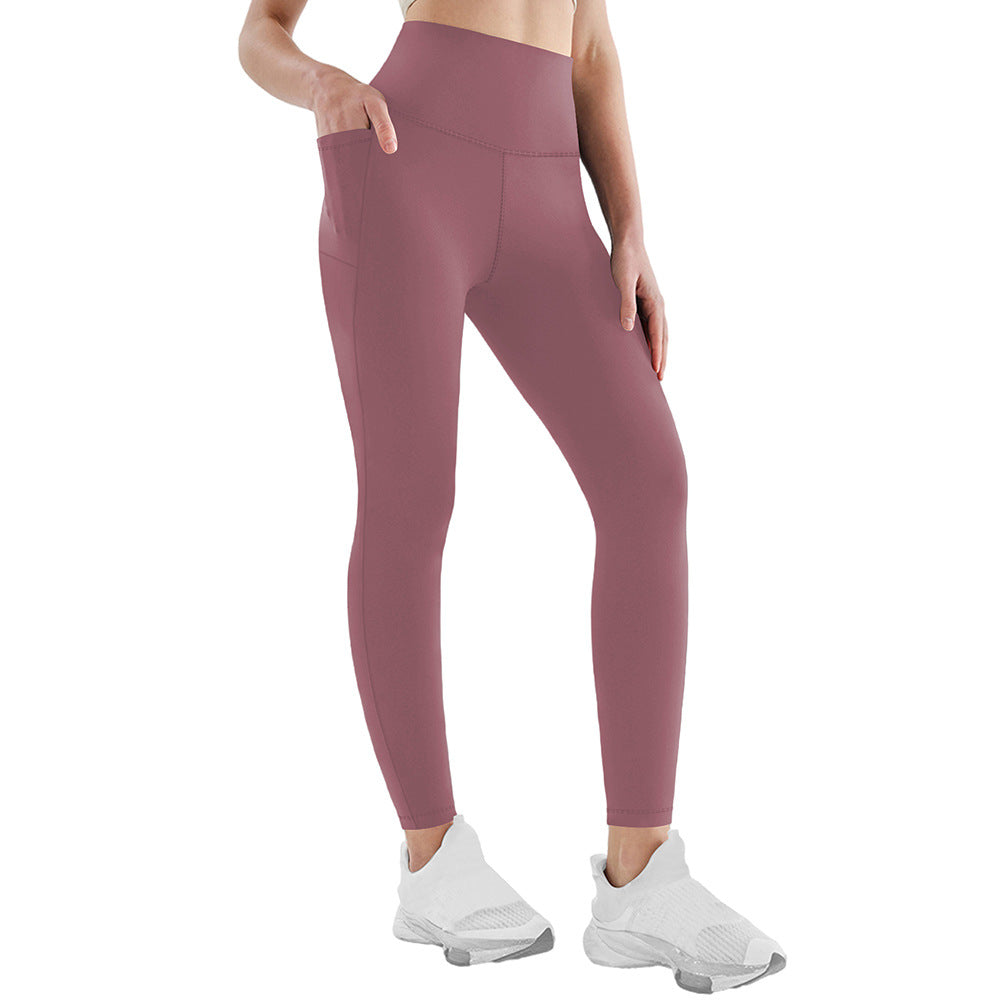 Women's High-Waist Yoga Leggings | Side Pockets | 11 Colours | S-2XL