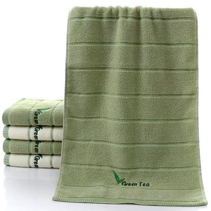 Pure Cotton Embroidered Face & Hand Towel 34x74cm