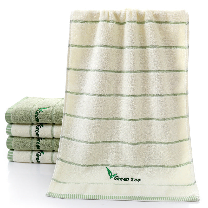 Pure Cotton Embroidered Face & Hand Towel 34x74cm