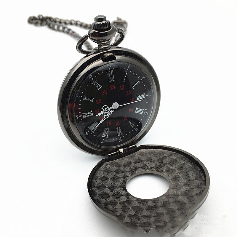 Classic Roman Numeral Dual Display Pocket Watch – World Time