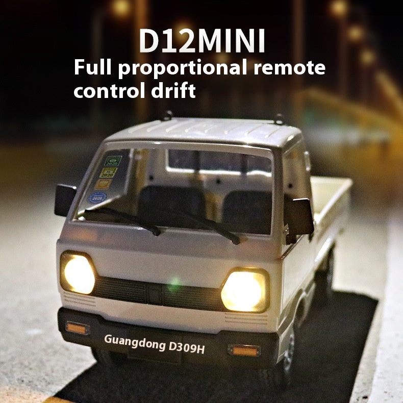 D12 Mini 1:16 Scale RC Car – Full Simulation Remote Control Model White