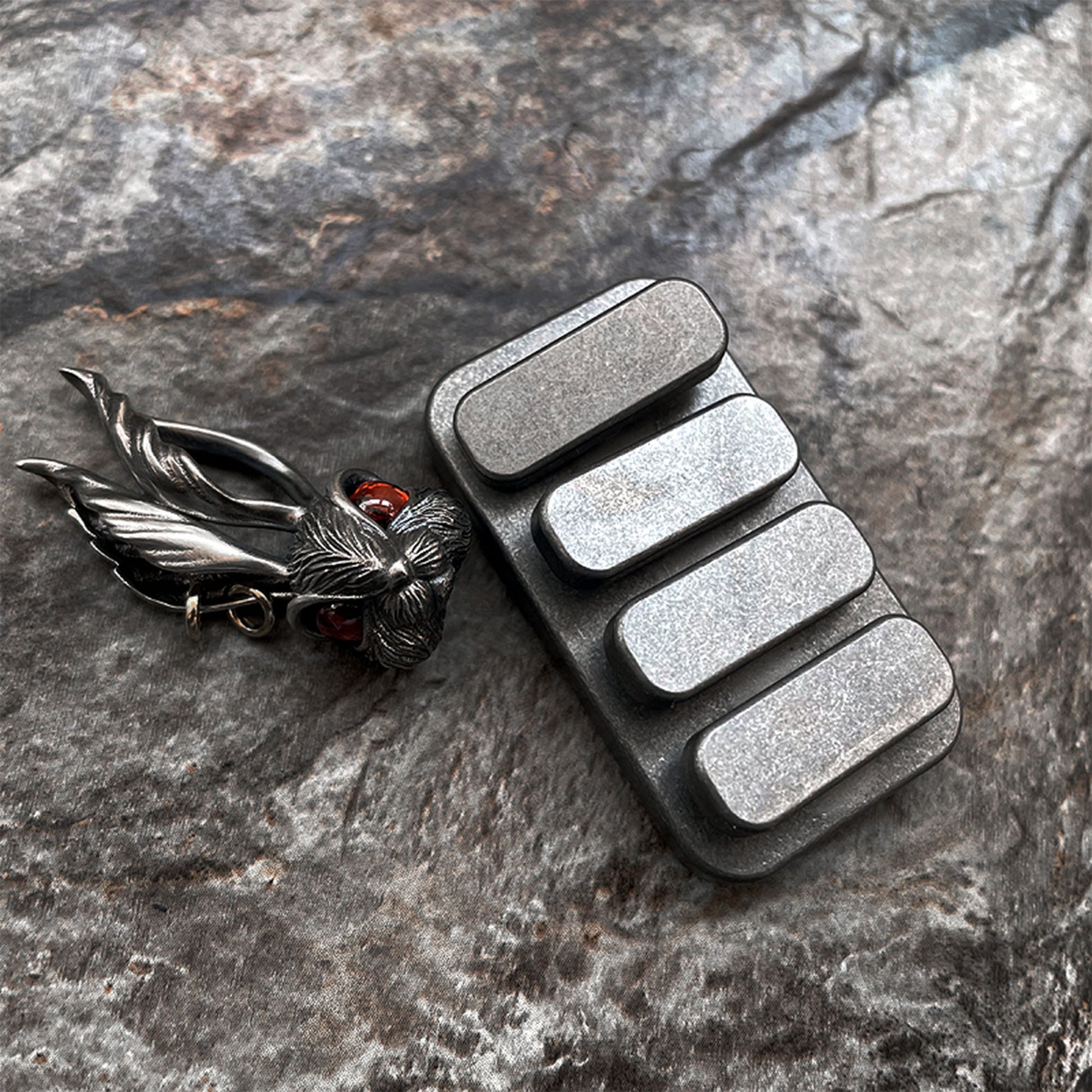 Titanium Alloy Piano Key Slider Fidget Toy | Premium EDC Stress Relief
