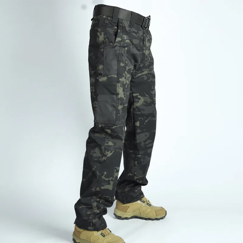 Men's Water-Repellent Multi-Pocket Outdoor Trousers