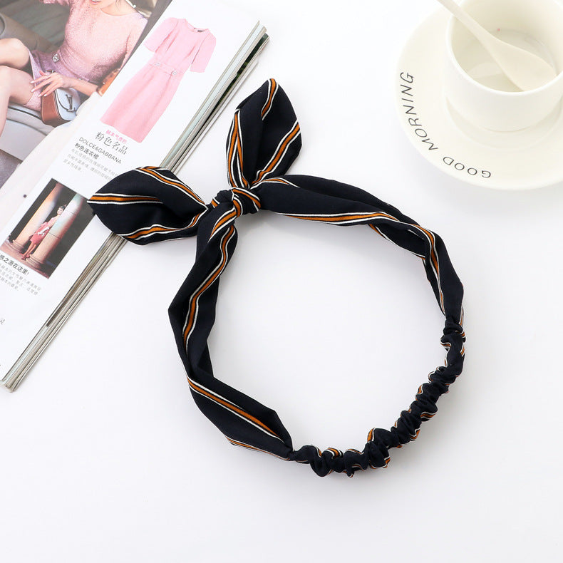 Bow & Bunny Ears Fabric Headband – 59 Styles