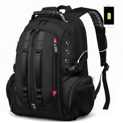 Men's 16 Inch Anti-Theft Laptop Backpack with USB Charging Port