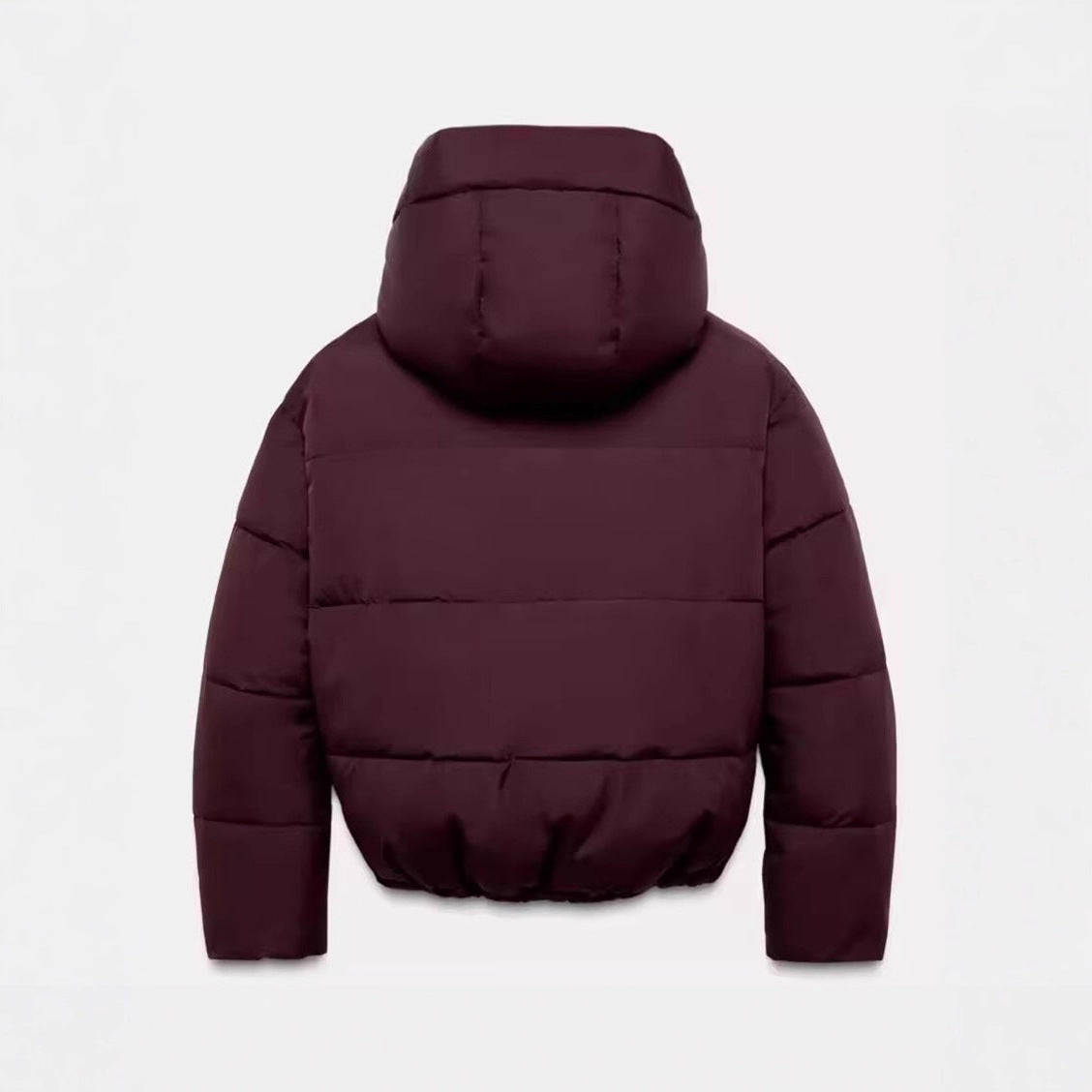 Women's Two-Tone Hooded Padded Jacket – 3 Colours | Sizes XS–L