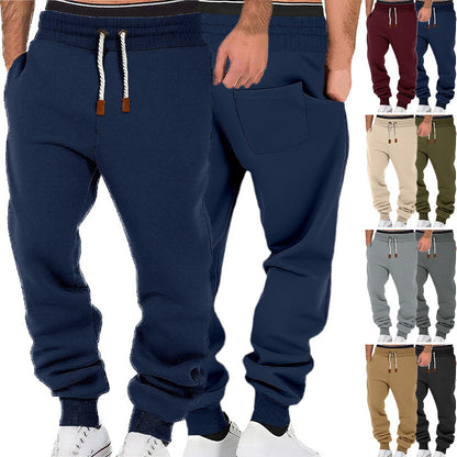 Men's Fleece-Lined Cuffed Sweatpants | Casual Joggers S-3XL, 8 Colours