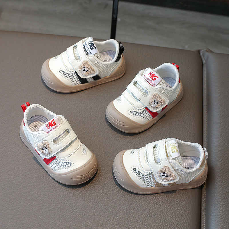 Baby & Toddler Breathable Mesh Shoes – Animal Print Velcro