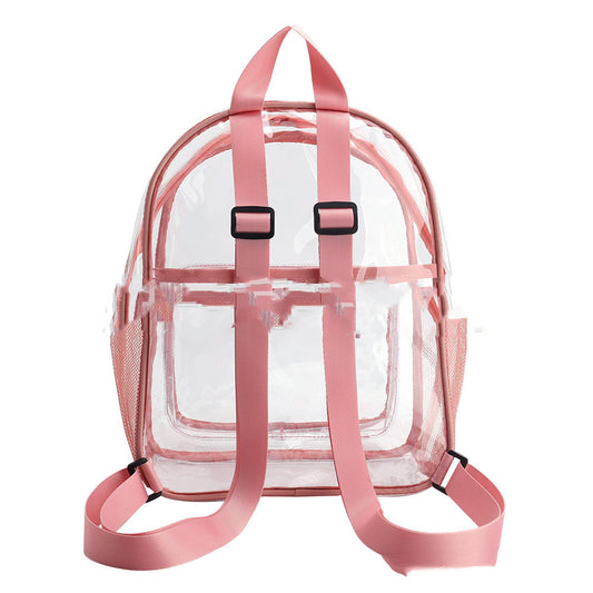 Clear PVC Backpack – Transparent School & Travel Bag