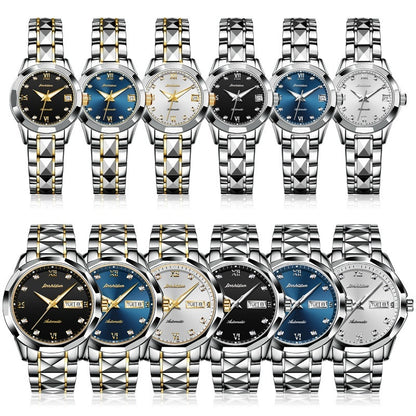 Couples Casual Mechanical Watch Set Pair