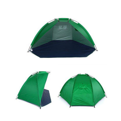 2-Person Waterproof Camping & Fishing Tent – Lightweight Windproof Blue, Green & Camouflage
