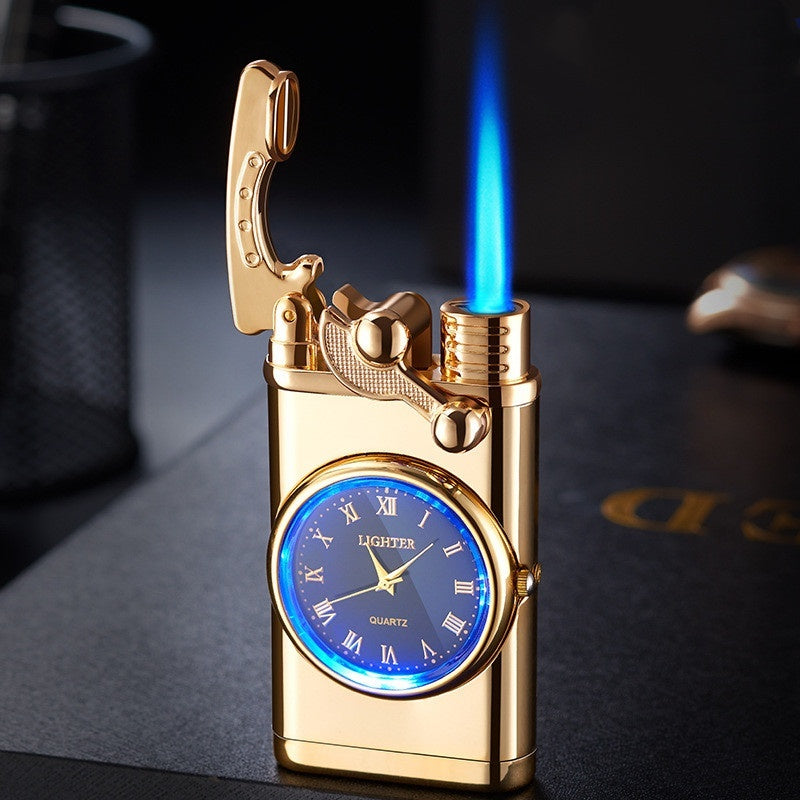 2-in-1 Watch Lighter with Butane Torch Flame