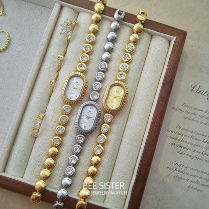 Women's Oval Arch Petite Watch | Mid-Century Light Luxury | 3 Colours