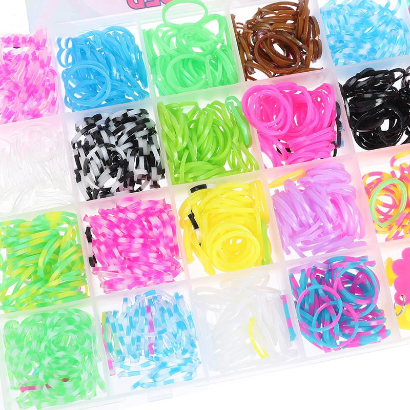 Rubber Loom Band Weaving Kit 1500 Pieces | Kids Craft Set