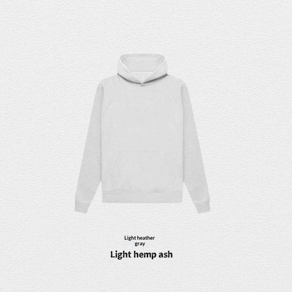 Women's Fleece-Lined Cotton Hoodie | Solid Colour Pullover Sweatshirt