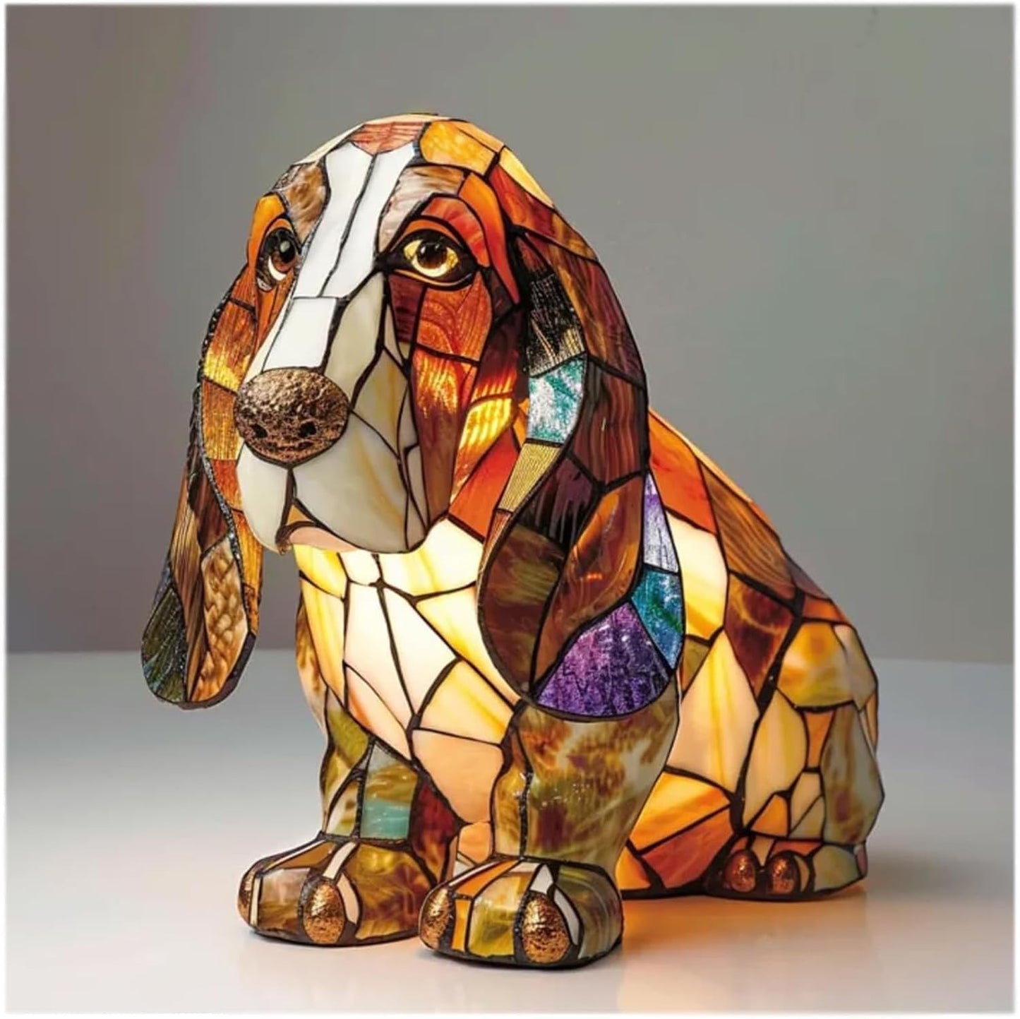 Animal Resin Night Light | Dog, Cat & Owl Designs