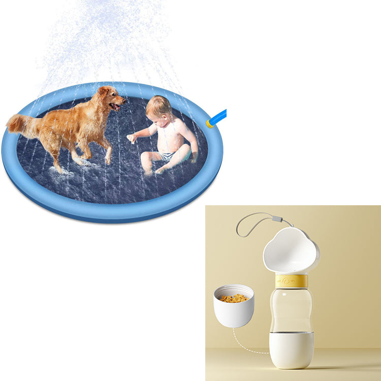 Non-Slip Splash Pad for Kids & Pets | Backyard Sprinkler Play Mat 96cm–2m