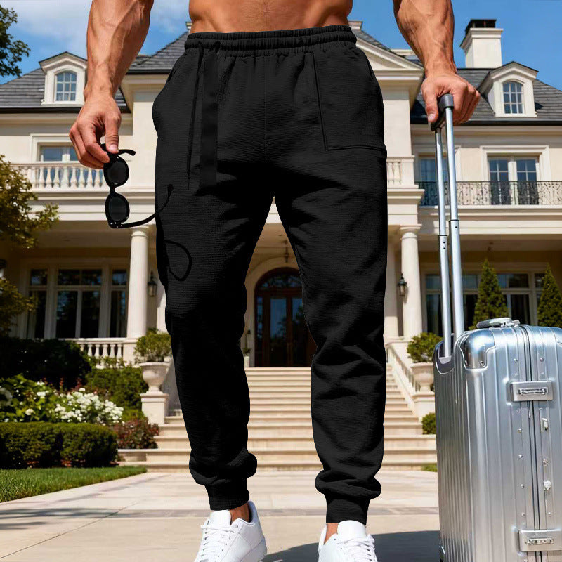 Men's Loose-Fit Casual Sweatpants – Straight-Leg Joggers in 5 Colours
