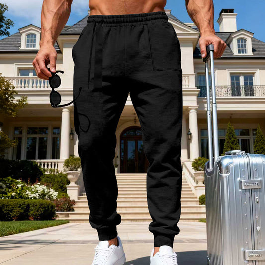 Men's Loose-Fit Casual Sweatpants – Straight-Leg Joggers in 5 Colours