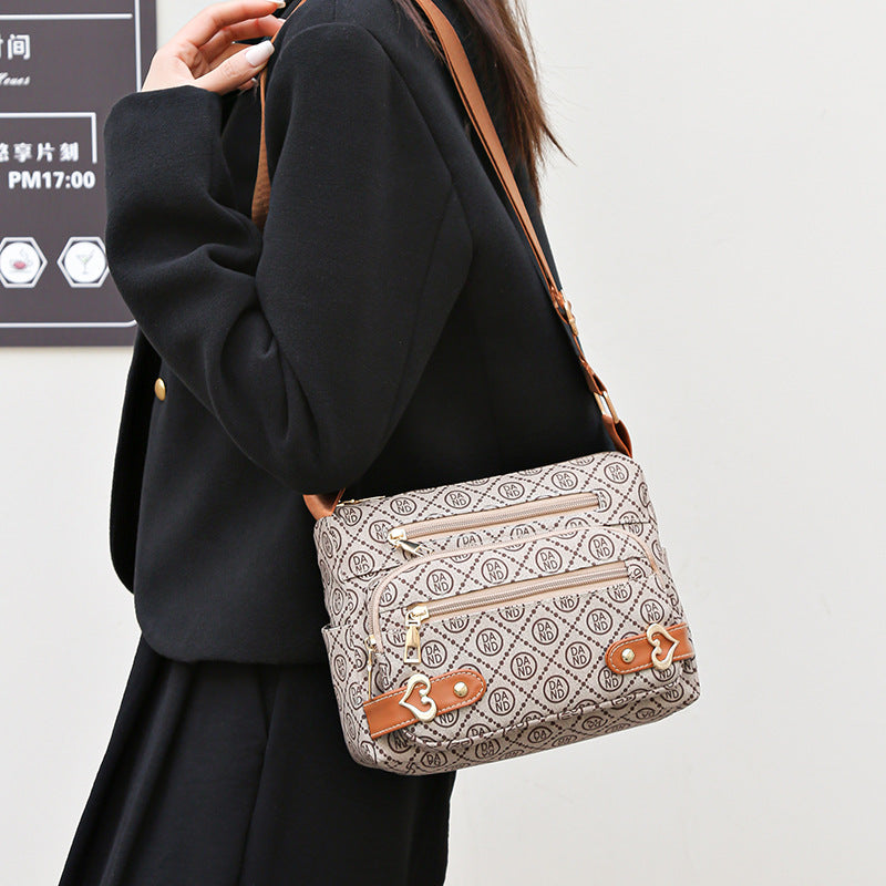 Women's Oxford Cloth Crossbody Bag – Minimalist Shoulder Bag