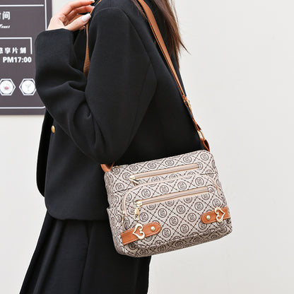 Women's Oxford Cloth Crossbody Bag – Minimalist Shoulder Bag