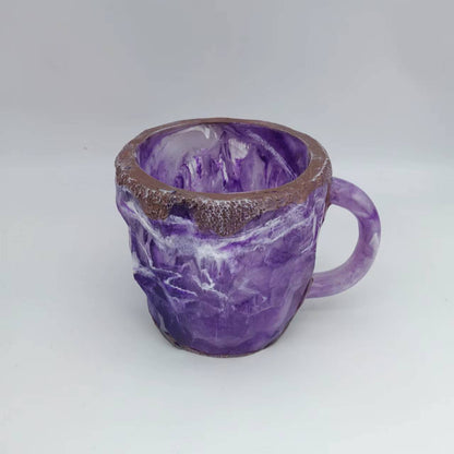 400ml Mineral Crystal-Effect Resin Coffee Mug