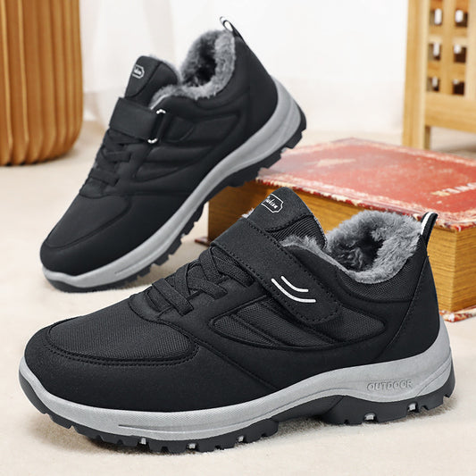 Winter Warm Cotton Boots | Men's & Women's Velcro Snow Boots