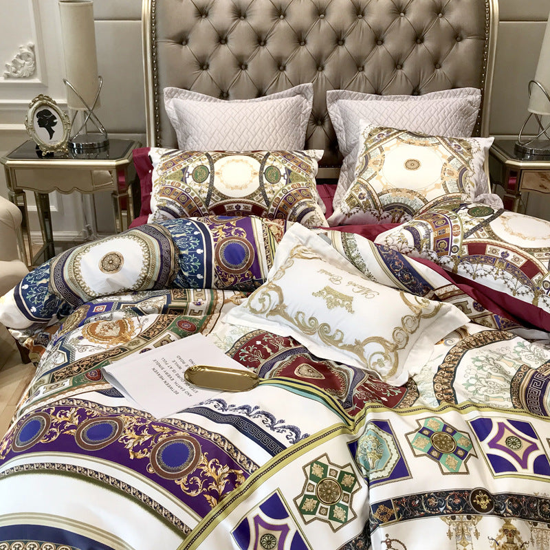 Digital Print Pure Cotton Bedding Set 6 Piece | 11 Designs