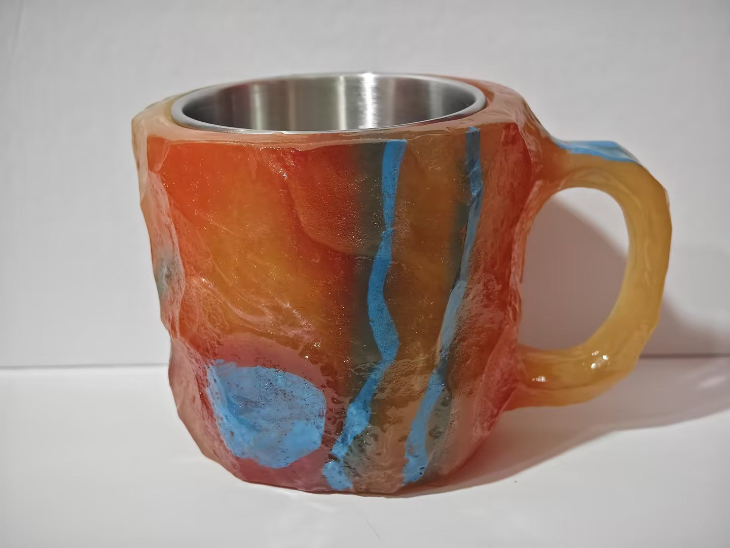 400ml Mineral Crystal-Effect Resin Coffee Mug