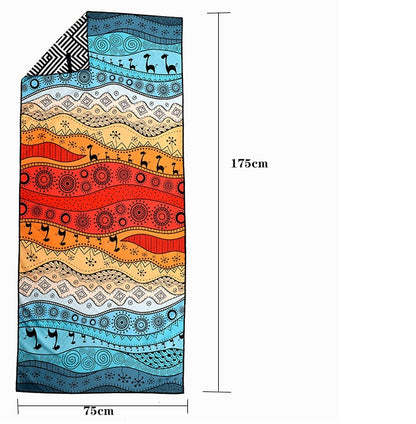 Microfibre Beach & Sports Towel 175x75cm | Quick-Dry