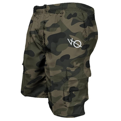 Men's Polyester Casual Workwear Shorts | High Waist Relaxed Fit S-3XL
