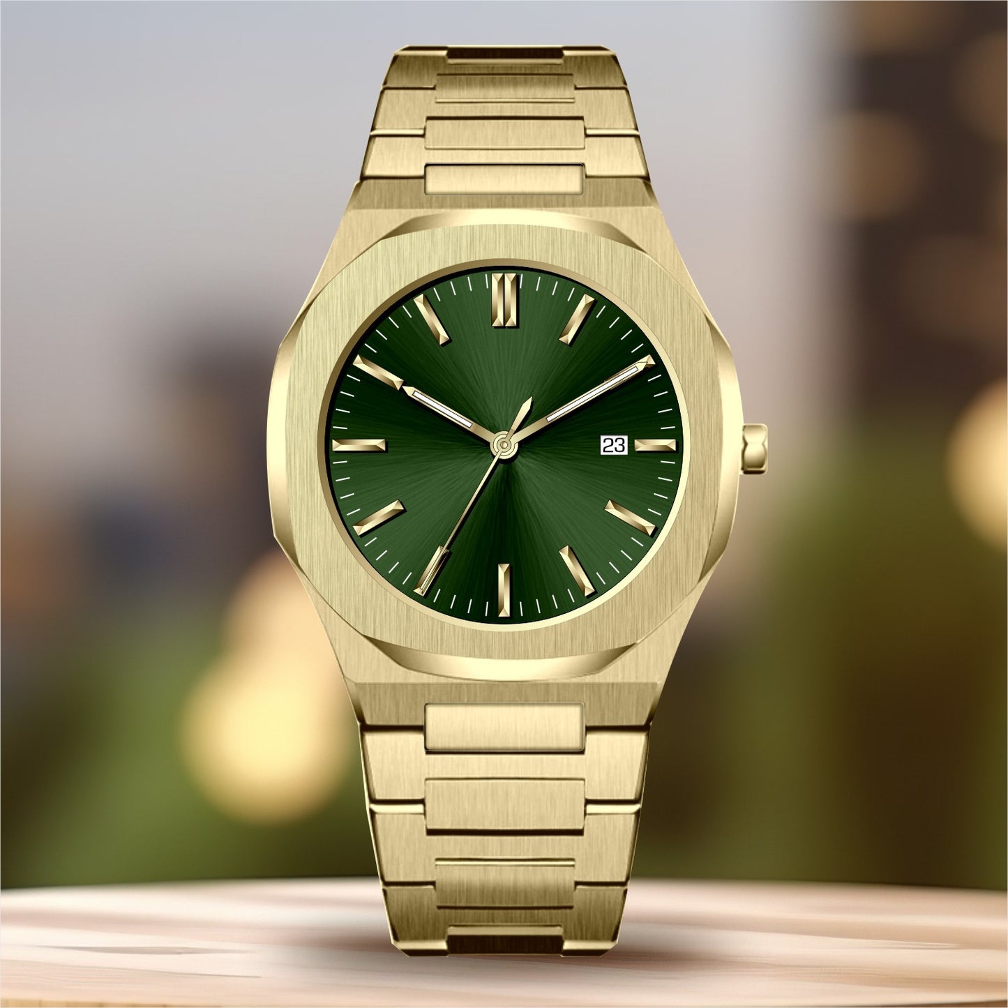 Men's Business Quartz Watch with Calendar – 6 Colours