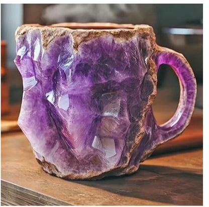 400ml Mineral Crystal-Effect Resin Coffee Mug